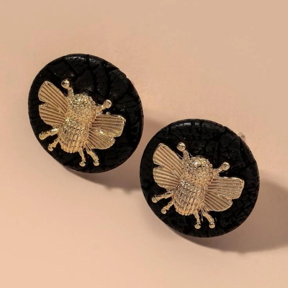 Bee Earrings - Picture 4 of 4